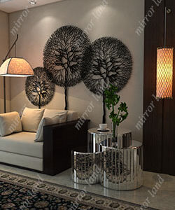 میز ایینه ای گرد کد 503