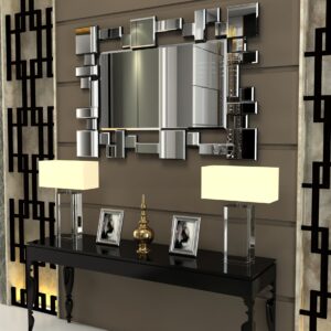 آینه مستطیلی پازلی مربع